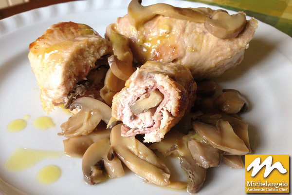 Chicken Roulade with Mushrooms