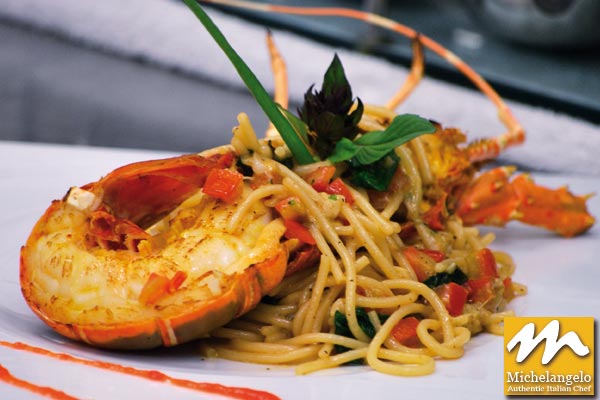 Linguini with Lobster