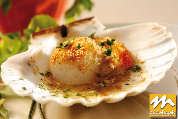 Scallops au Gratin