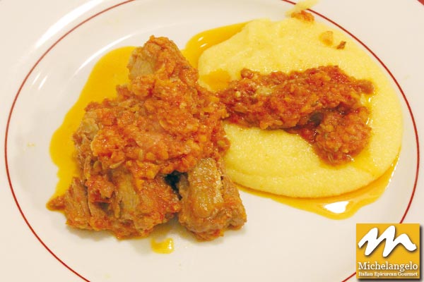 Pork Ribs with Polenta