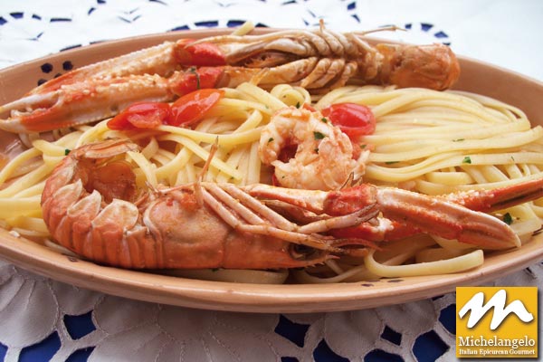 Linguini with Scampi