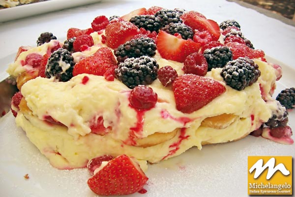 Tiramisu with Mixed Berries